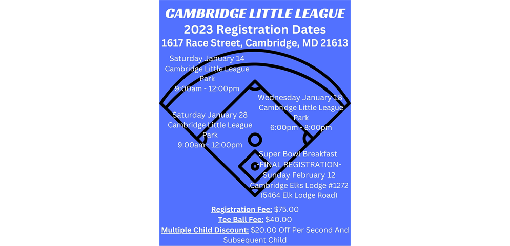 2023 Registration Dates
