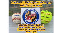 2021 In Person Sign Up Dates